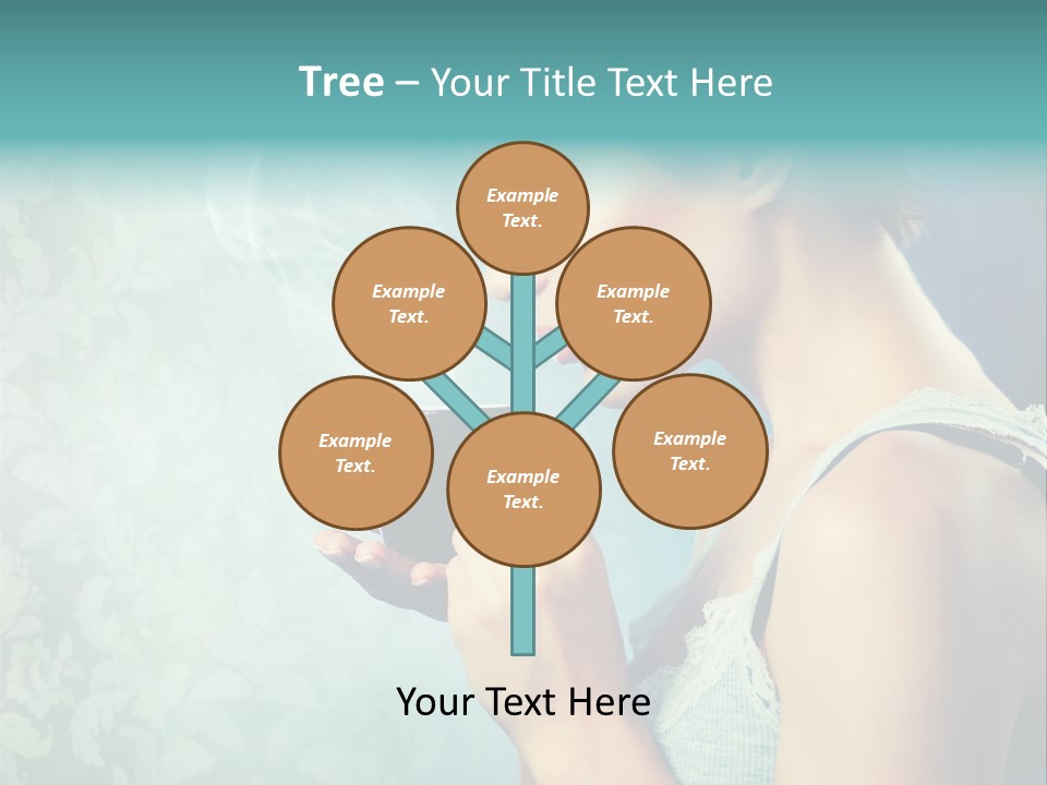 Cup Dark Latte PowerPoint Template