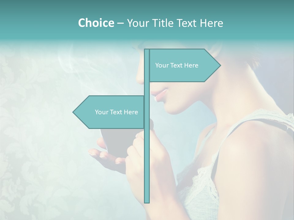 Cup Dark Latte PowerPoint Template