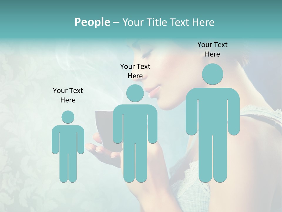 Cup Dark Latte PowerPoint Template