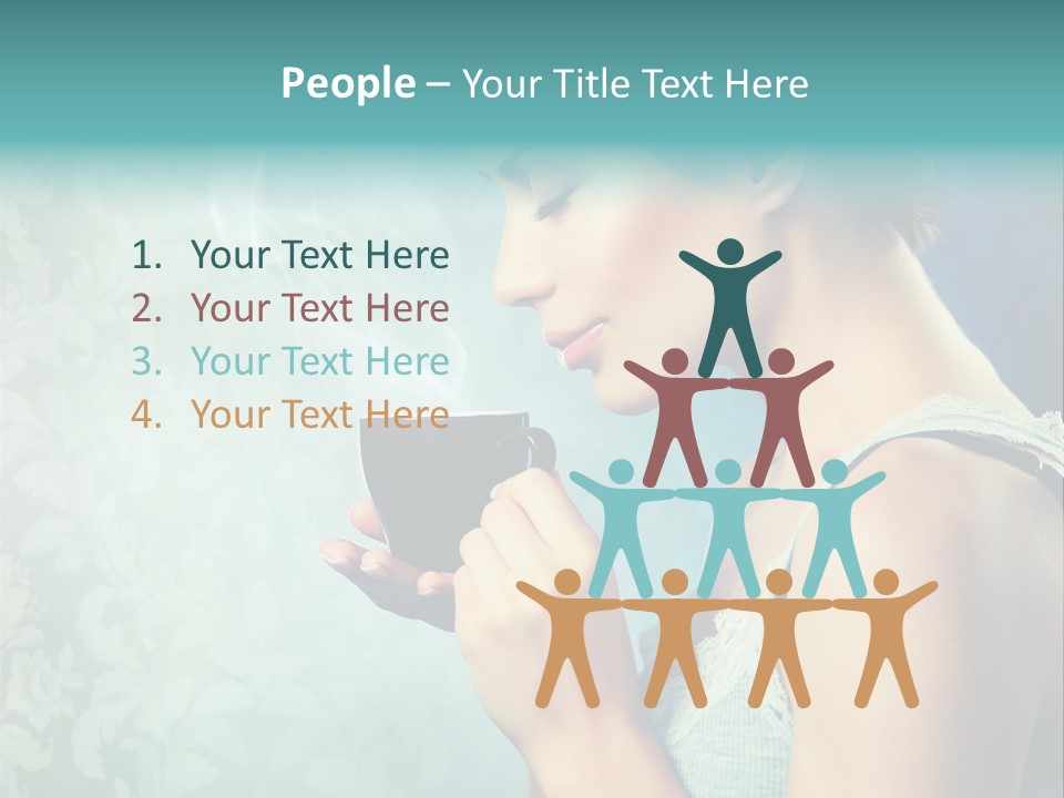 Cup Dark Latte PowerPoint Template