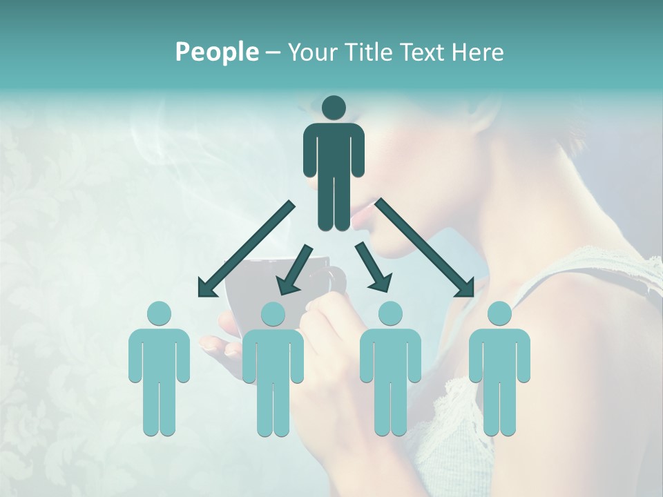 Cup Dark Latte PowerPoint Template