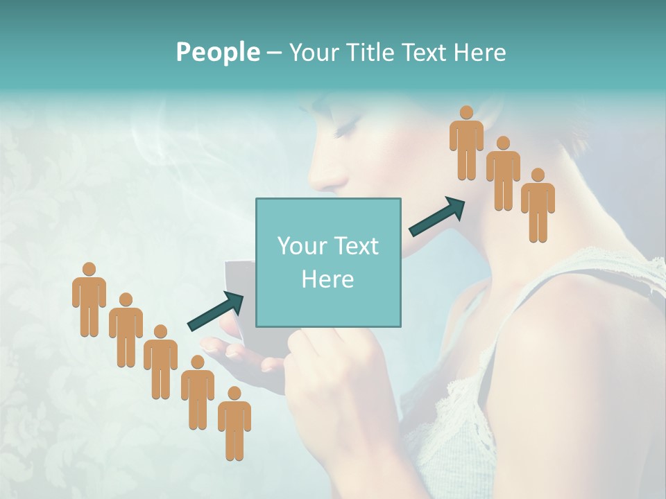 Cup Dark Latte PowerPoint Template