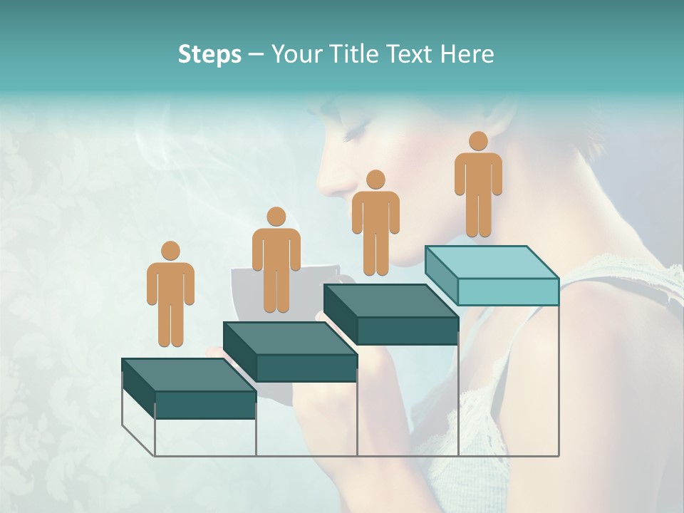 Cup Dark Latte PowerPoint Template