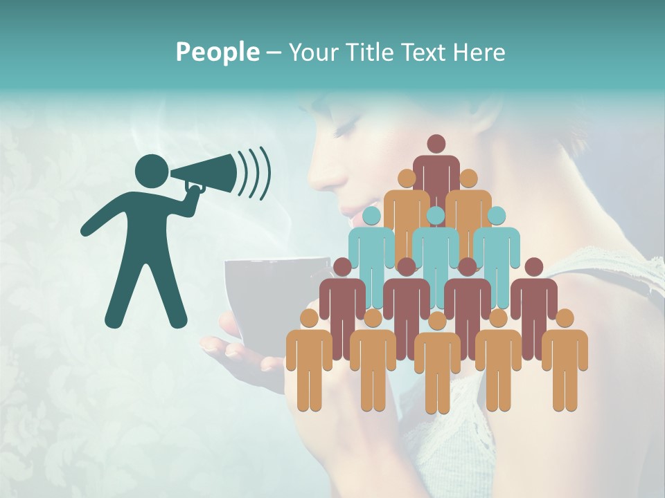 Cup Dark Latte PowerPoint Template