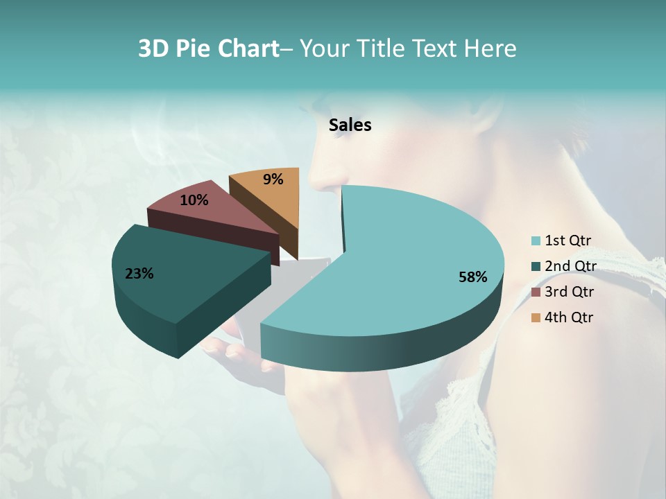 Cup Dark Latte PowerPoint Template