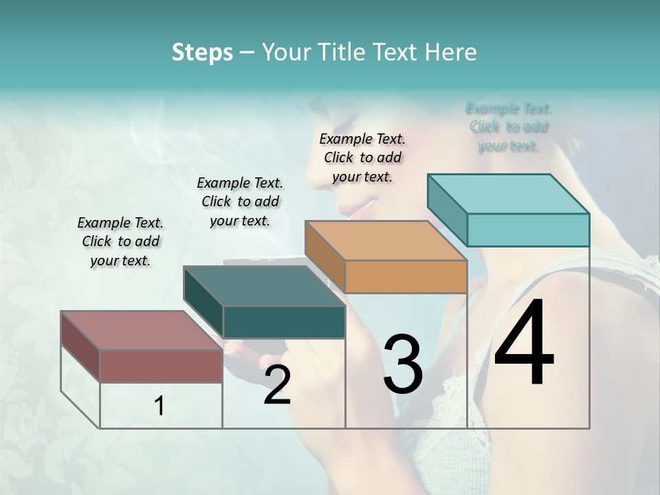 Cup Dark Latte PowerPoint Template