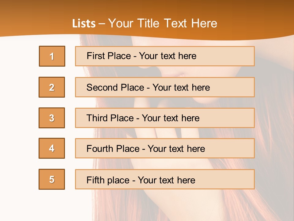 Ginger Straight Wellness PowerPoint Template