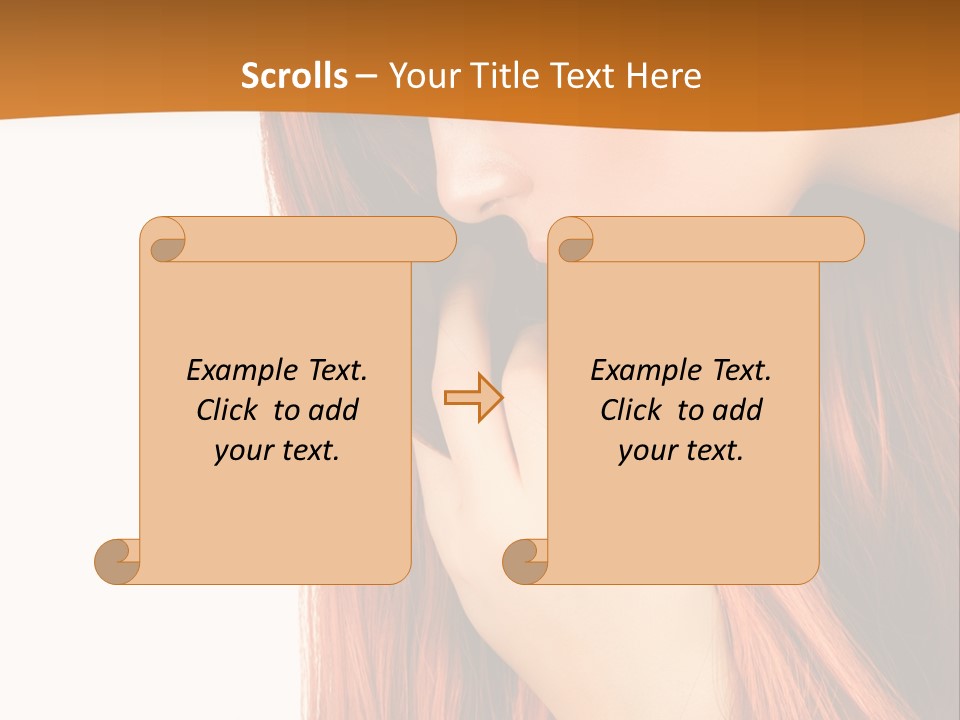 Ginger Straight Wellness PowerPoint Template