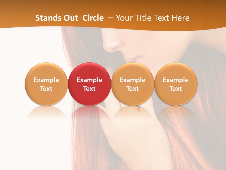 Ginger Straight Wellness PowerPoint Template