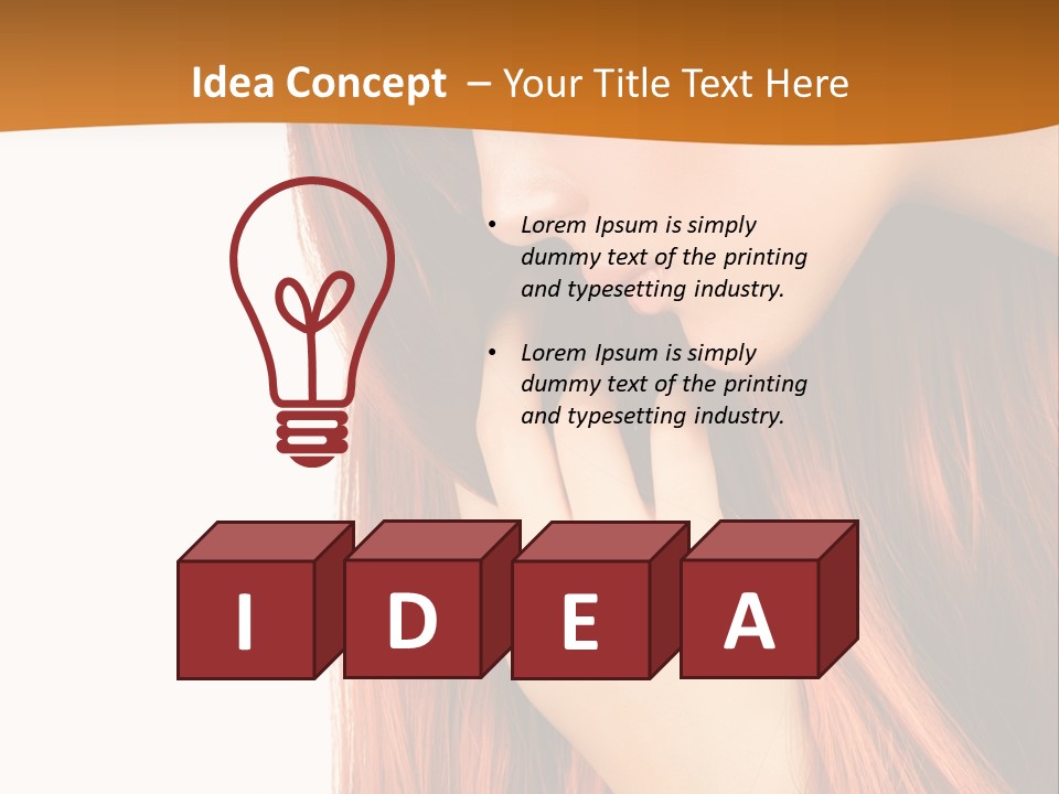 Ginger Straight Wellness PowerPoint Template