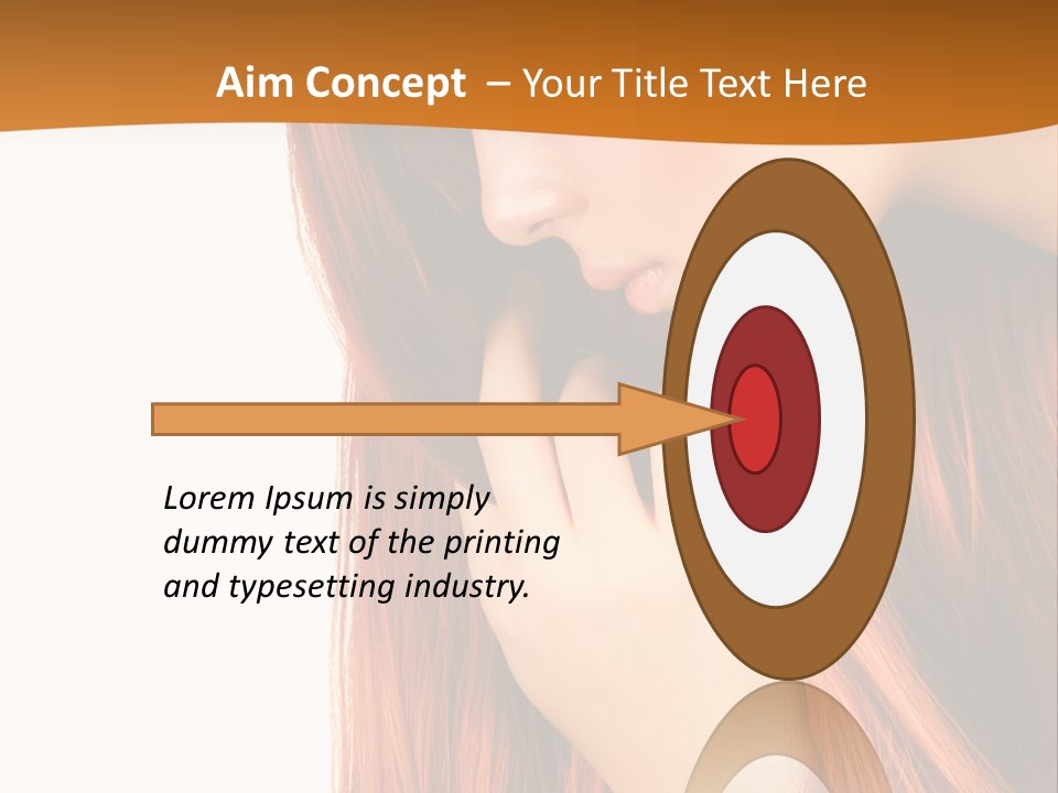 Ginger Straight Wellness PowerPoint Template