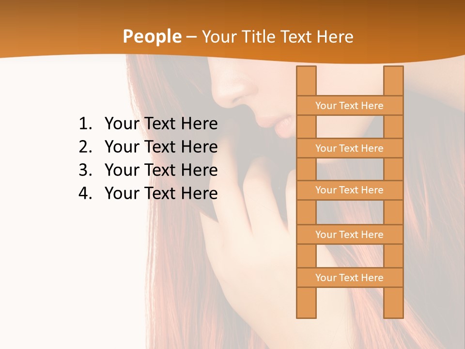 Ginger Straight Wellness PowerPoint Template