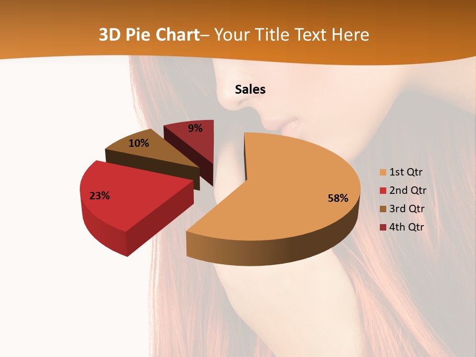 Ginger Straight Wellness PowerPoint Template