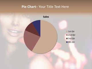 Cosmetic Girl Fashion PowerPoint Template