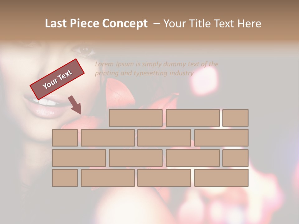 Cosmetic Girl Fashion PowerPoint Template