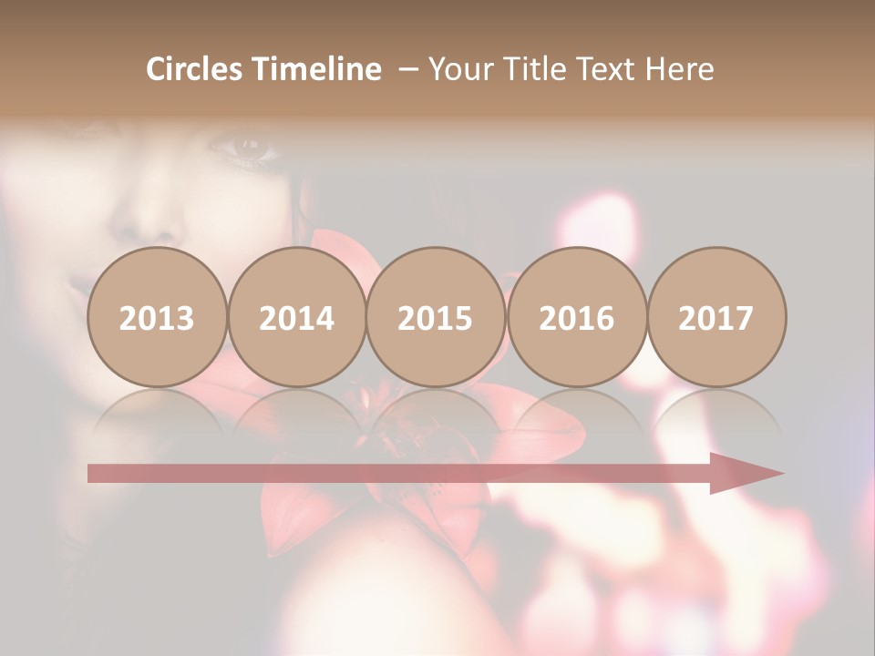 Cosmetic Girl Fashion PowerPoint Template