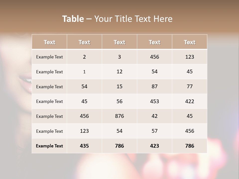 Cosmetic Girl Fashion PowerPoint Template