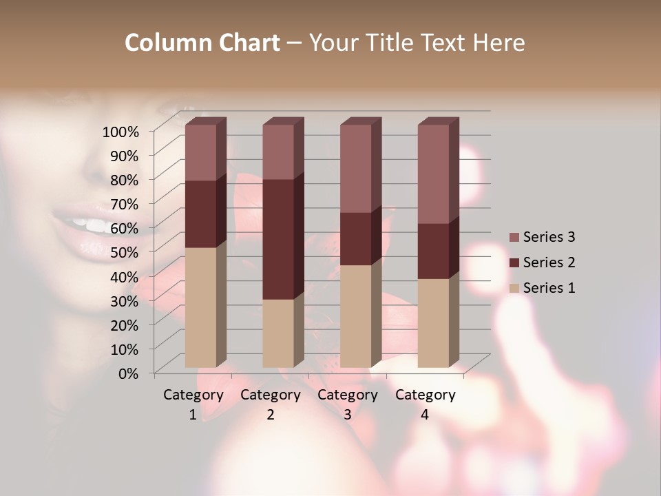 Cosmetic Girl Fashion PowerPoint Template