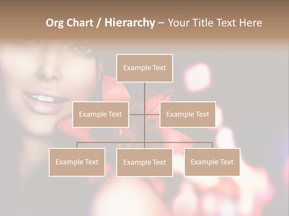 Cosmetic Girl Fashion PowerPoint Template