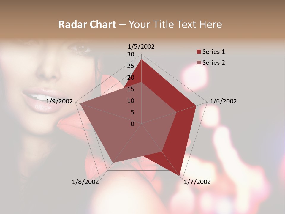 Cosmetic Girl Fashion PowerPoint Template