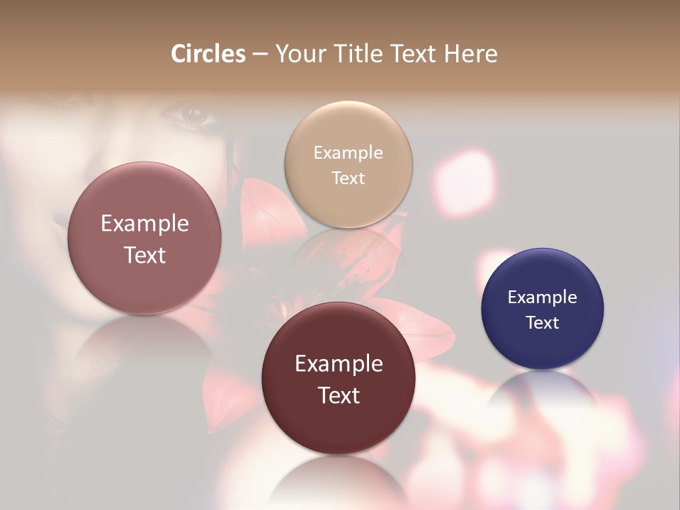 Cosmetic Girl Fashion PowerPoint Template