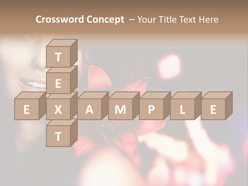 Cosmetic Girl Fashion PowerPoint Template