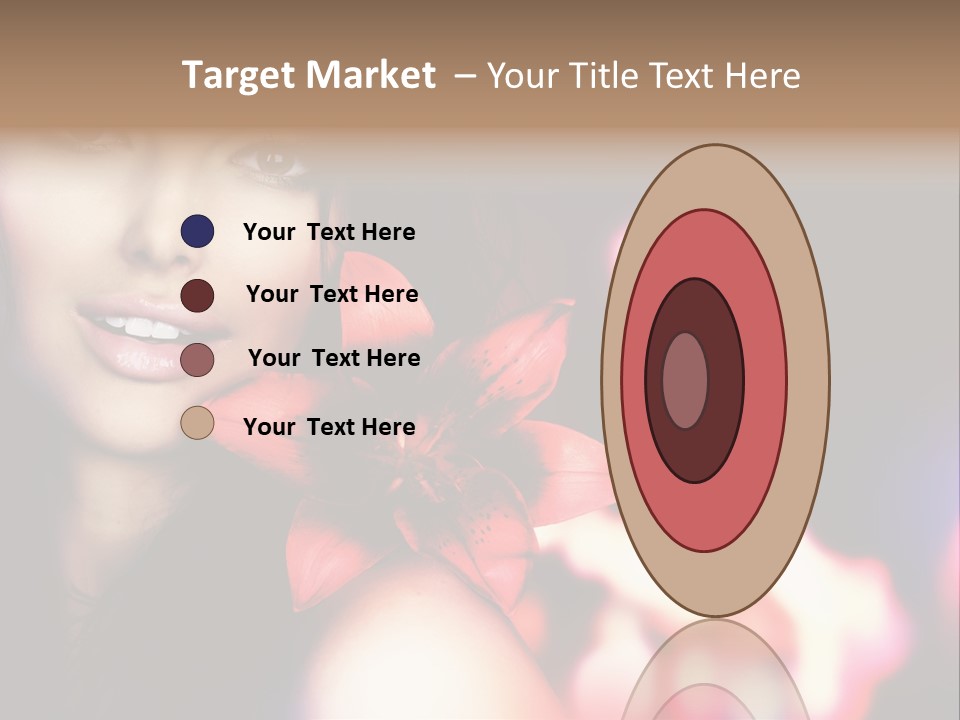 Cosmetic Girl Fashion PowerPoint Template