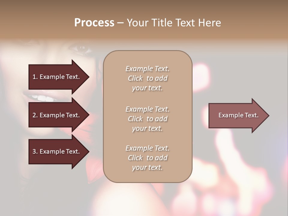 Cosmetic Girl Fashion PowerPoint Template