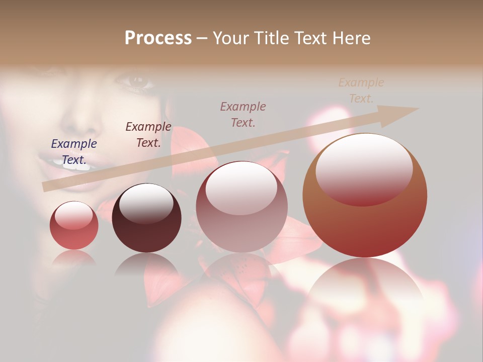 Cosmetic Girl Fashion PowerPoint Template