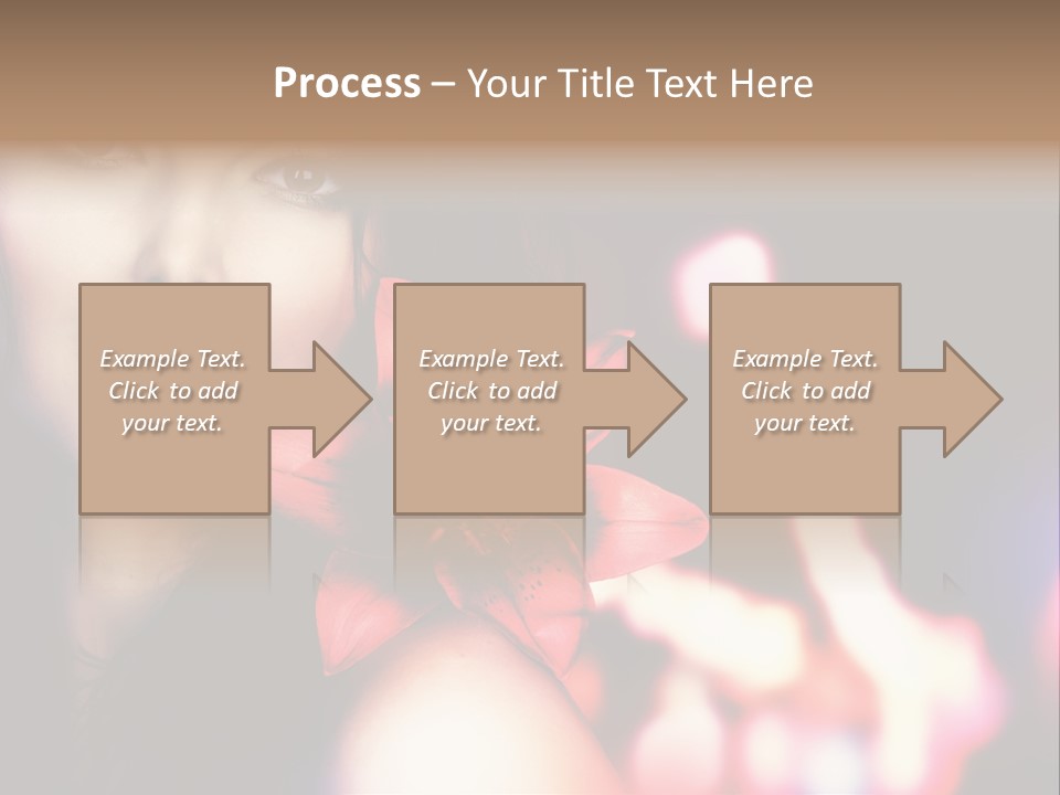 Cosmetic Girl Fashion PowerPoint Template