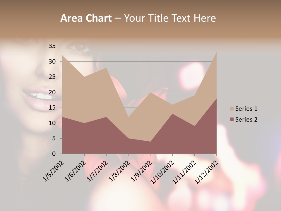 Cosmetic Girl Fashion PowerPoint Template