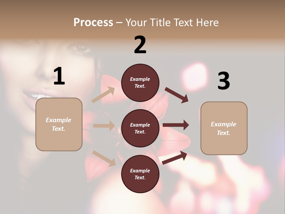 Cosmetic Girl Fashion PowerPoint Template