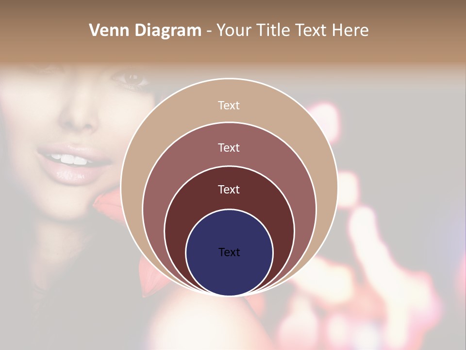 Cosmetic Girl Fashion PowerPoint Template