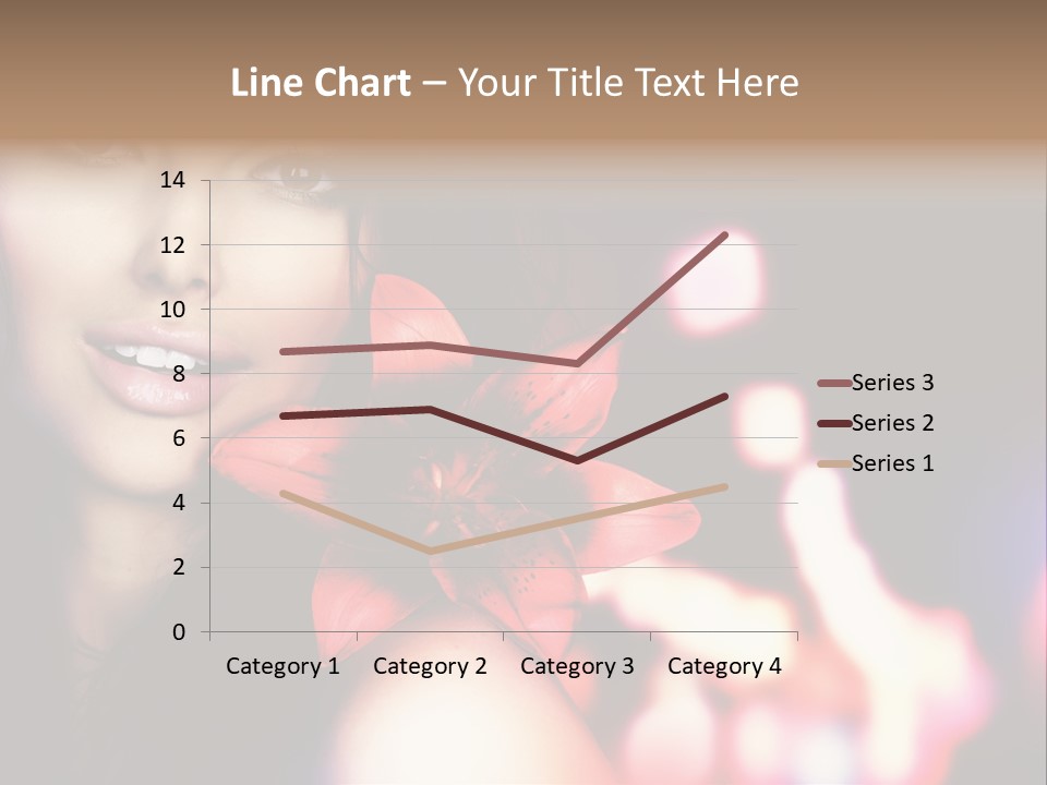 Cosmetic Girl Fashion PowerPoint Template
