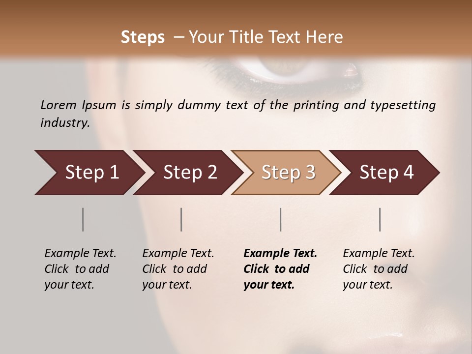 Eyes Black Luxury PowerPoint Template