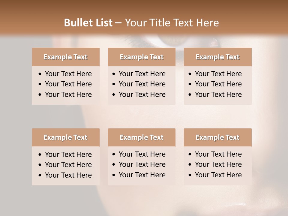 Eyes Black Luxury PowerPoint Template