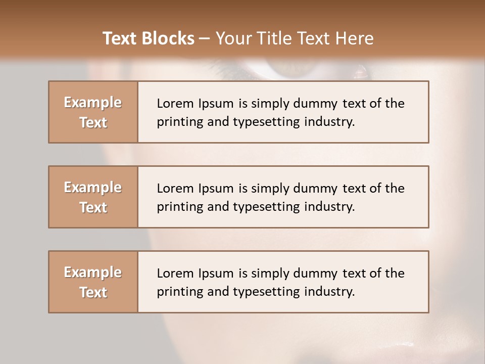 Eyes Black Luxury PowerPoint Template