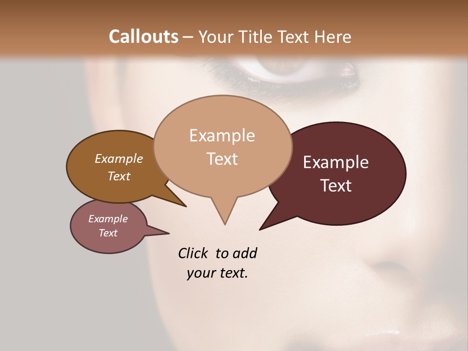 Eyes Black Luxury PowerPoint Template