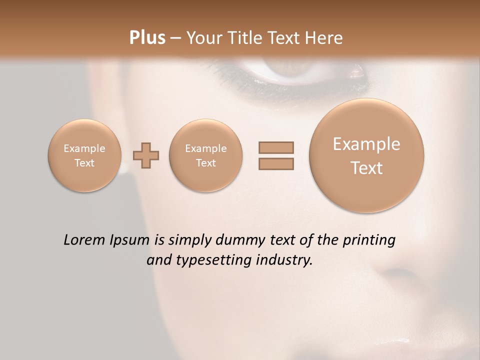 Eyes Black Luxury PowerPoint Template