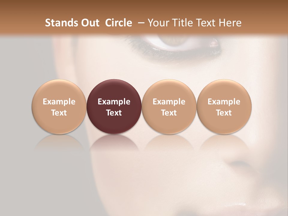 Eyes Black Luxury PowerPoint Template