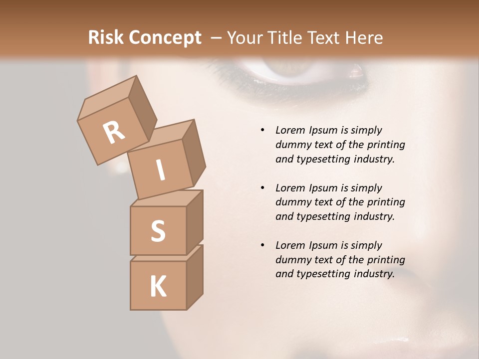 Eyes Black Luxury PowerPoint Template