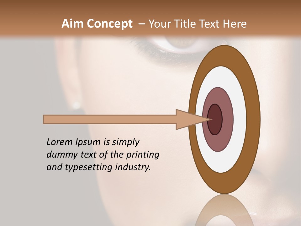 Eyes Black Luxury PowerPoint Template