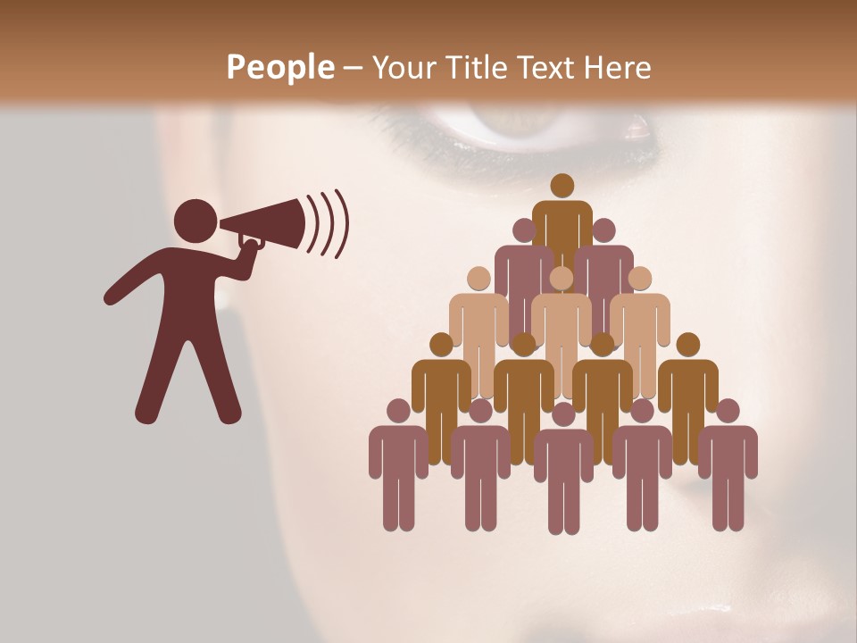 Eyes Black Luxury PowerPoint Template