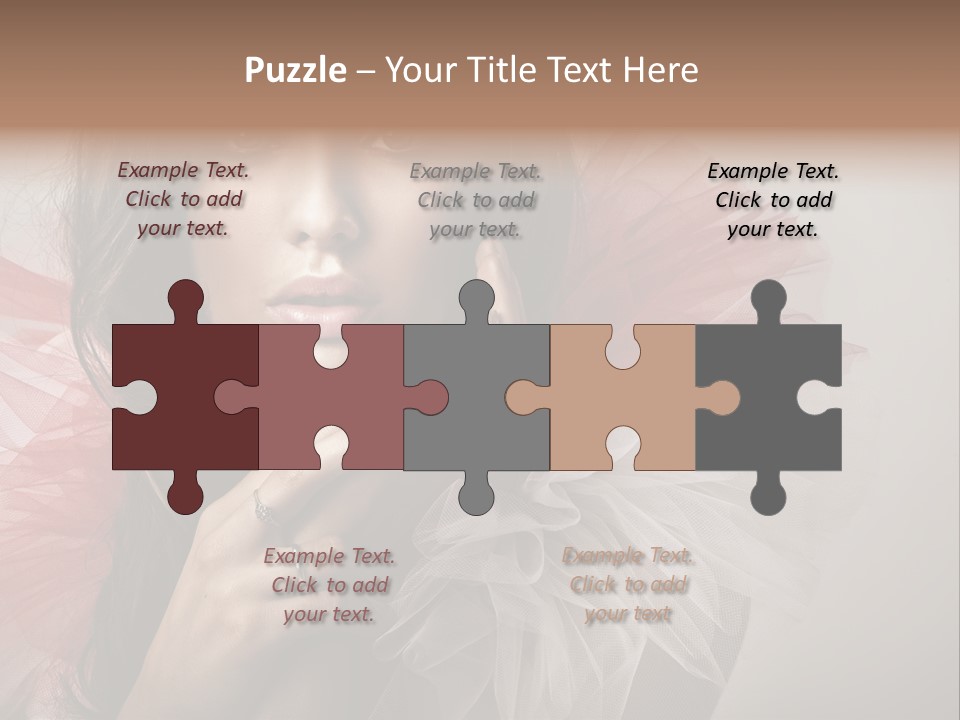 Figure Fresh Posing PowerPoint Template