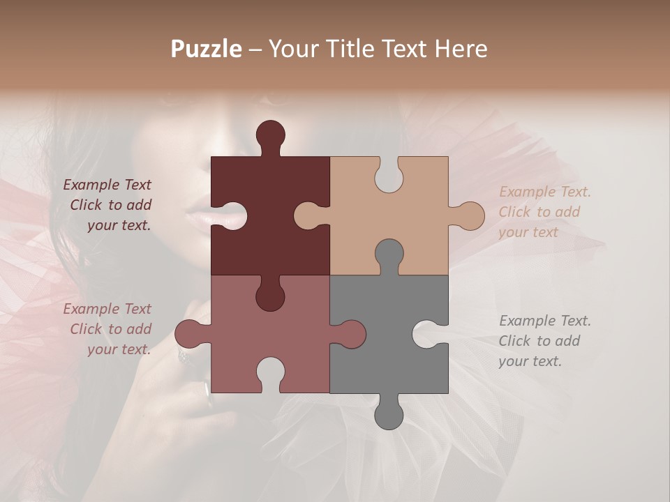 Figure Fresh Posing PowerPoint Template