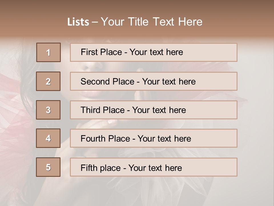 Figure Fresh Posing PowerPoint Template