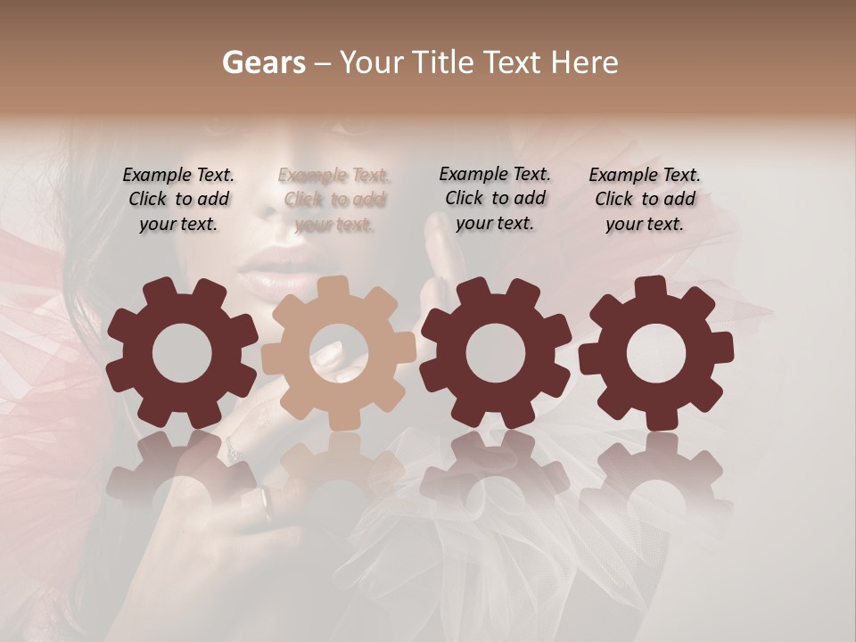 Figure Fresh Posing PowerPoint Template