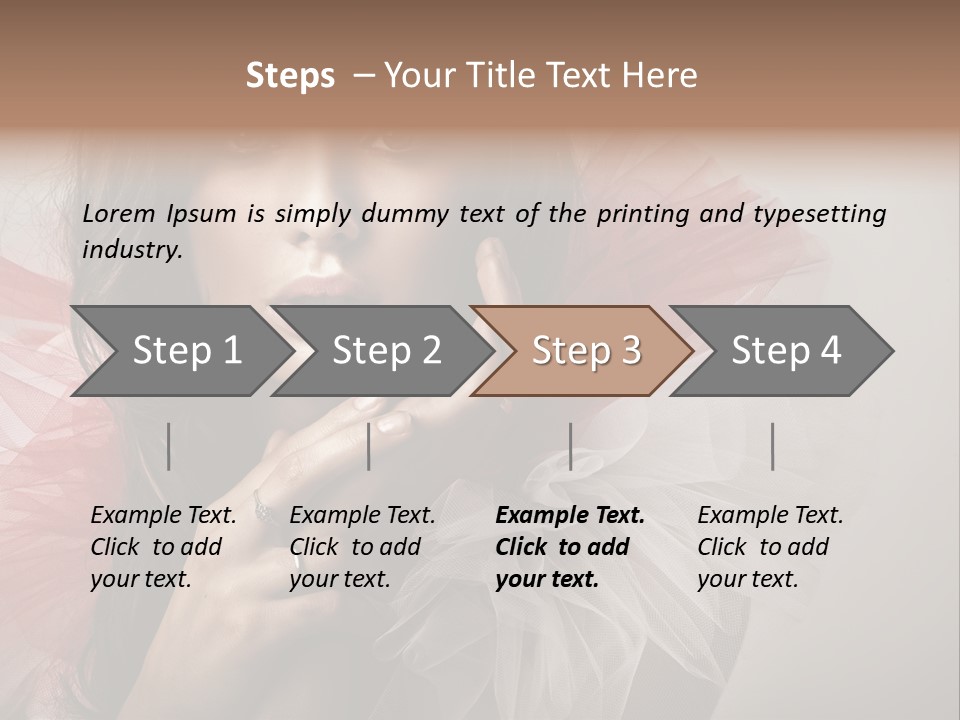 Figure Fresh Posing PowerPoint Template