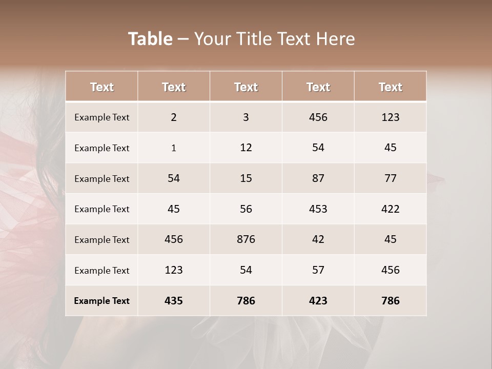Figure Fresh Posing PowerPoint Template