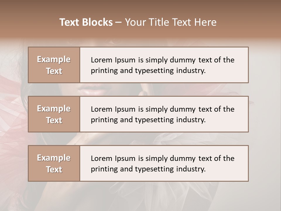 Figure Fresh Posing PowerPoint Template